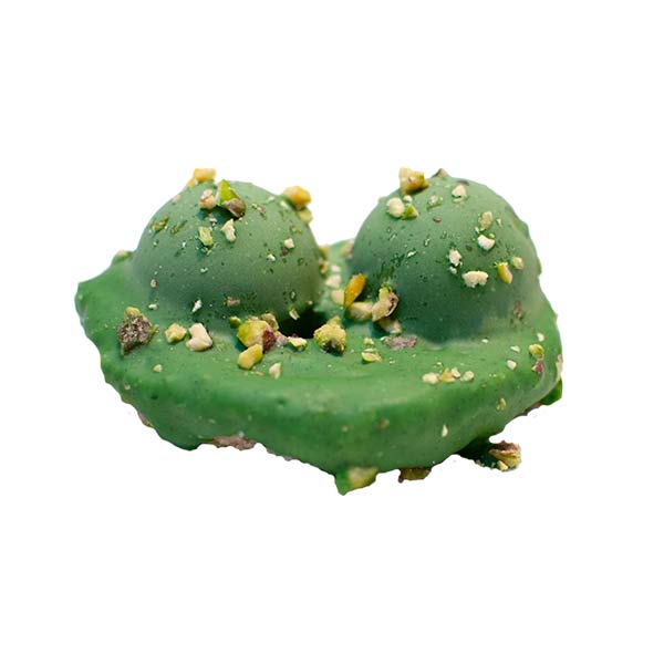 Foto de palmeras de hojaldre con crema de pistachos